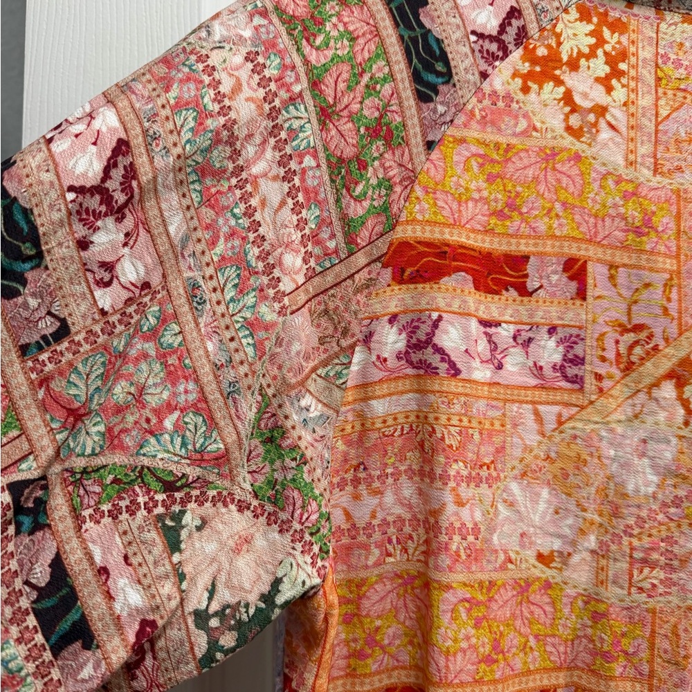 Colorful Patchwork Mini Dress - Picture 6 of 9